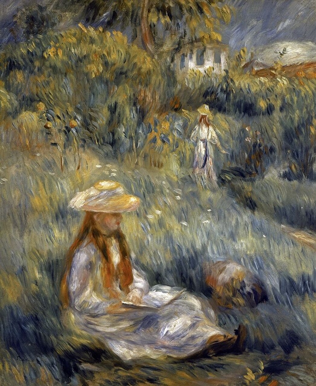 Garden at Mezy: Mademoiselle Manet Poster Print by Pierre-Auguste Renoir - Item # VARPDX279634